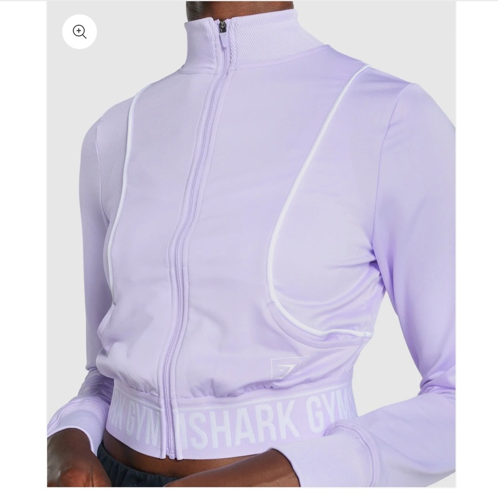Gymshark Lilac Zip-Up Jacket